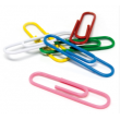 Clips Plástico Colores, 33mm. x100u