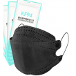 Mascarilla KF 94, NEGRA, x10 mascarillas