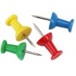 Push Pins, colores plásticos, x100