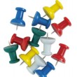 Push Pins, colores plásticos, x100