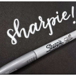 Marcador Permanente, SHARPIE, PLATA (silver)