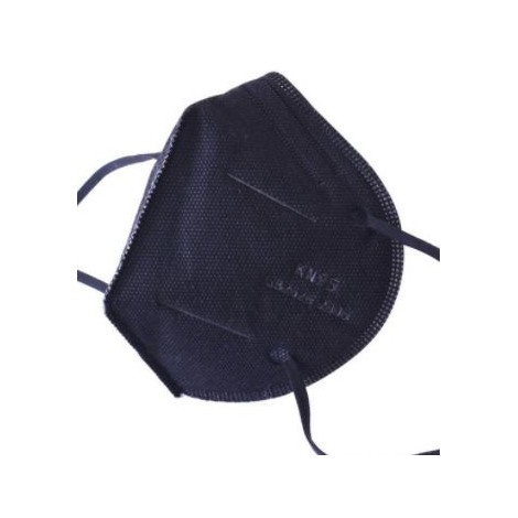 Mascarilla KN95, Negra, x10